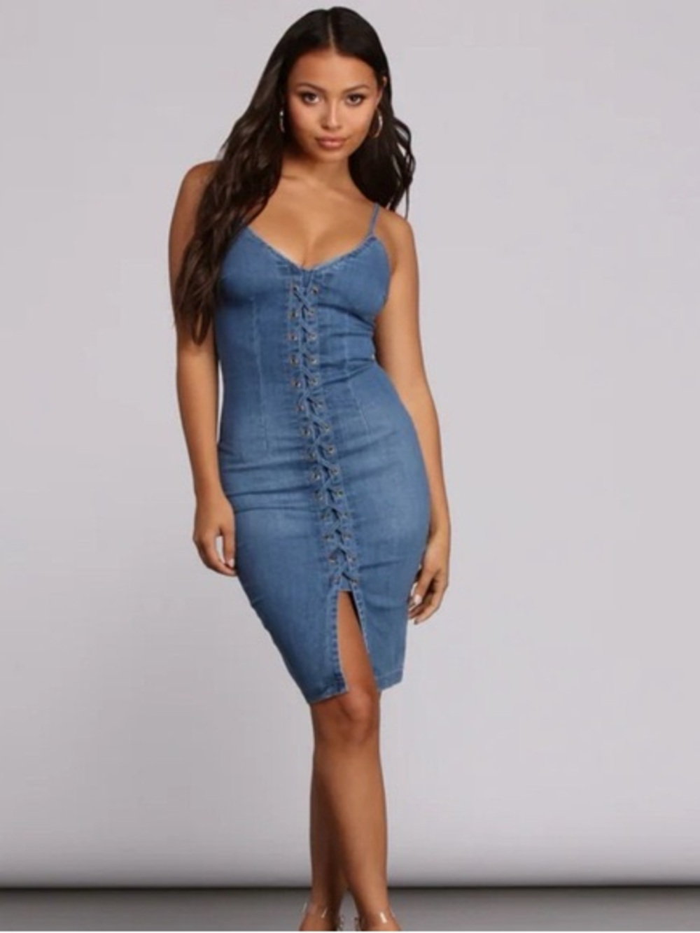 Denim dress